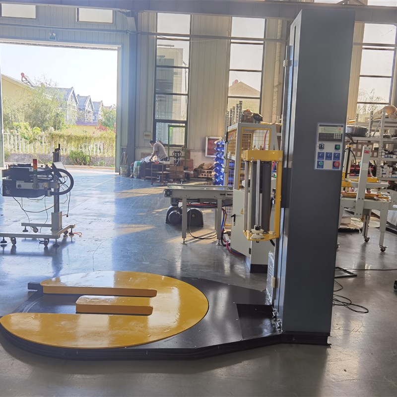 全自动缠绕机缠绕膜打包机绕膜机拉伸膜缠绕机薄膜包装机围膜机