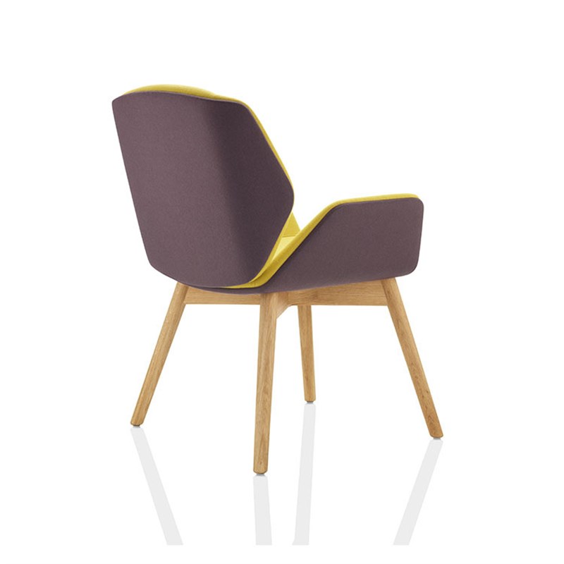 售楼接待签约椅酒店咖啡椅4S布面洽谈椅时尚休闲阅览椅商务会议椅