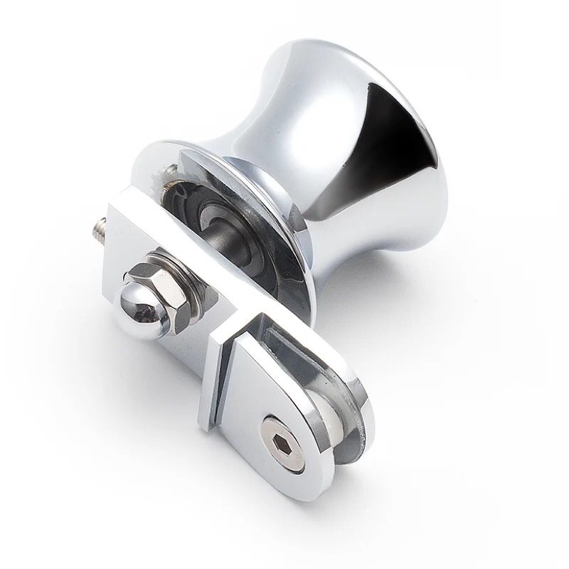 淋浴房门合金大飞轮玻璃门移门上导轨大滚吊滑轮浴室大槽凹滑吊轮