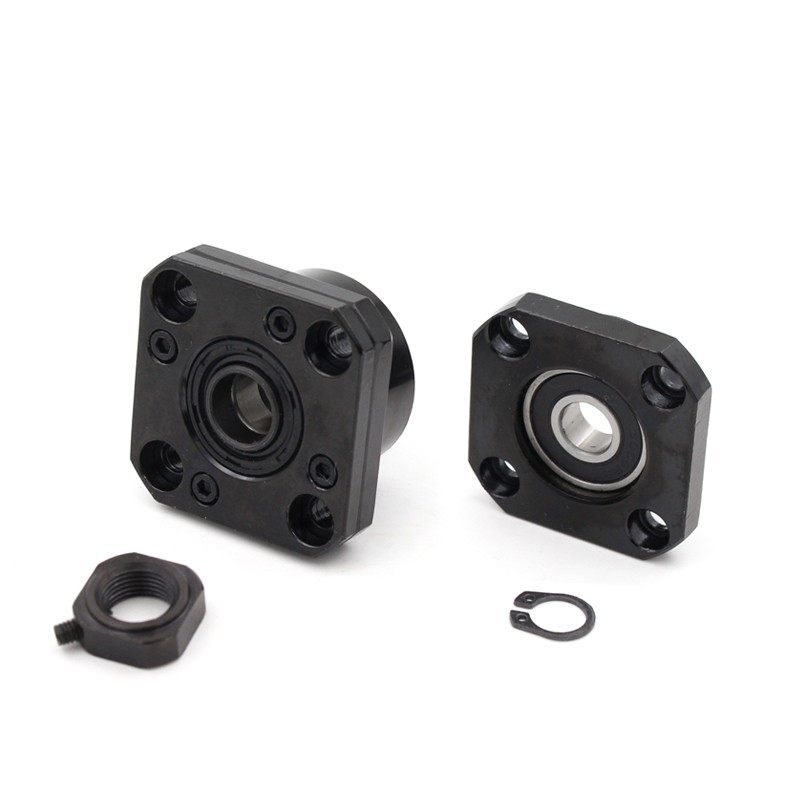 滚珠丝杆丝杠支撑座固定侧FK FF 8 10 12 15 20 25 30 含6系轴承