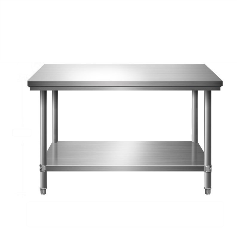 不锈钢工作台厨房家用商用桌x子长D方形操作台切菜台桌台面案台