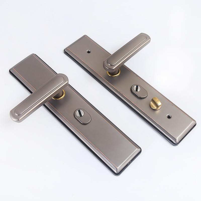 多功能不锈钢双拉簧防盗门拉手别墅卧室家用机V械门锁门把手