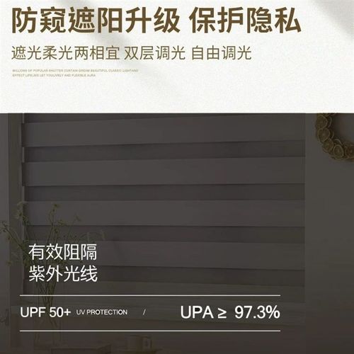 时尚柔纱帘纯色遮光帘办公商务楼经典柔纱卷帘升降遮阳窗帘百叶