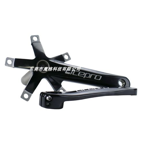 公路自行车五爪曲柄组改装单盘170左右曲柄折叠车铝合金牙盘中轴