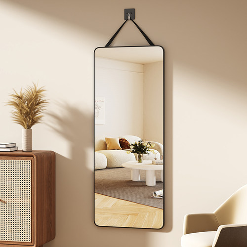 全身镜贴墙自粘壁挂式挂墙全身镜家用全身镜卧室宿舍立体全身镜子