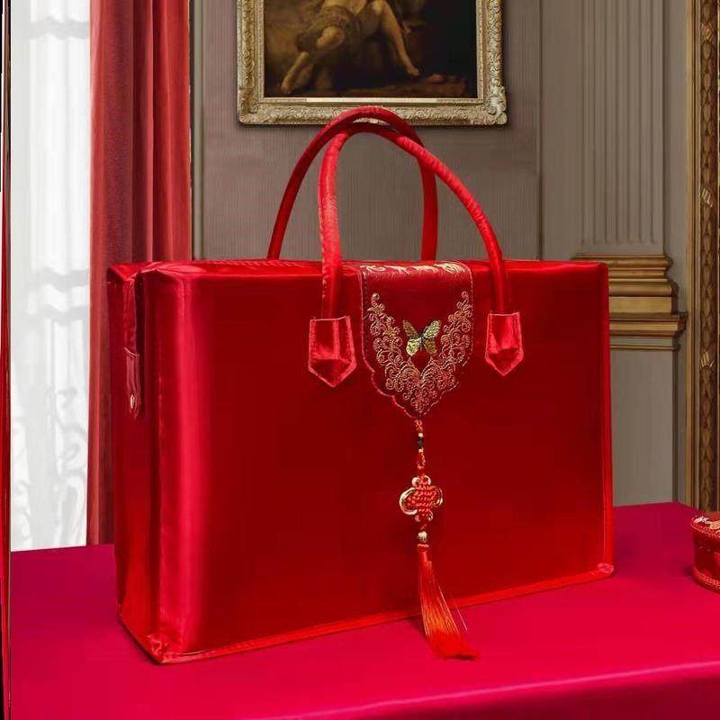 四件套包装礼盒结婚袋手提加厚津布超大喜庆陪嫁空调夏被棉被收纳,节庆用品/礼品,糖盒/糖盒配件,淘宝优惠券,粉丝福利购,淘宝优惠卷