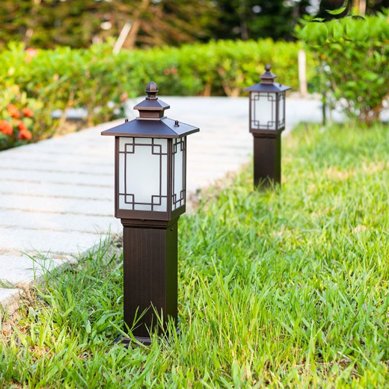 草坪灯户外防水小区花园别墅院子室外庭院K景观太阳能新中式草地