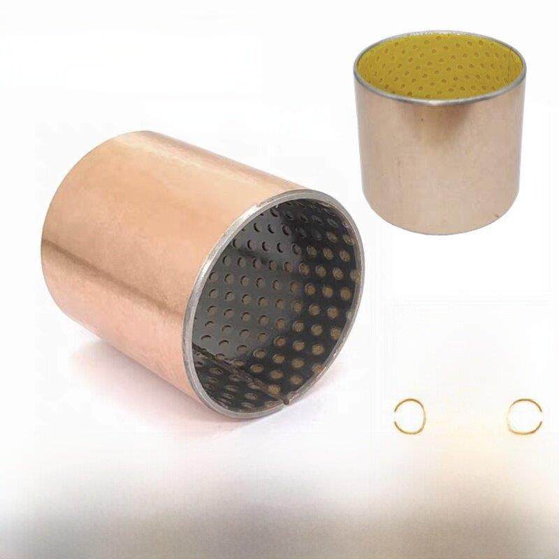 SF-2无油自润滑轴承60/65/70/75/80/85/90覆合套钢背轴承自润衬套