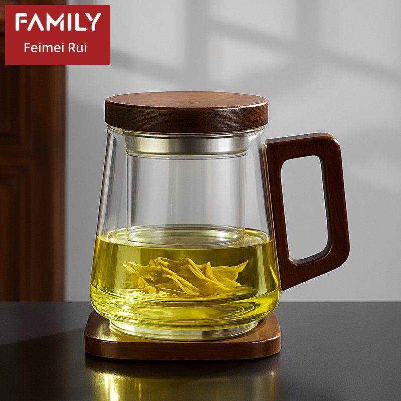 耐高温玻璃茶杯、茶水分离茶杯、男女个人茶杯、办公茶杯,餐饮具,茶杯,淘宝优惠券,粉丝福利购,淘宝优惠卷