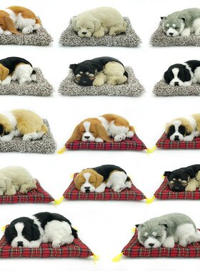 汽车摆件仿真狗车载装饰品爆款活性炭吸附甲醛异味内饰品可爱新款