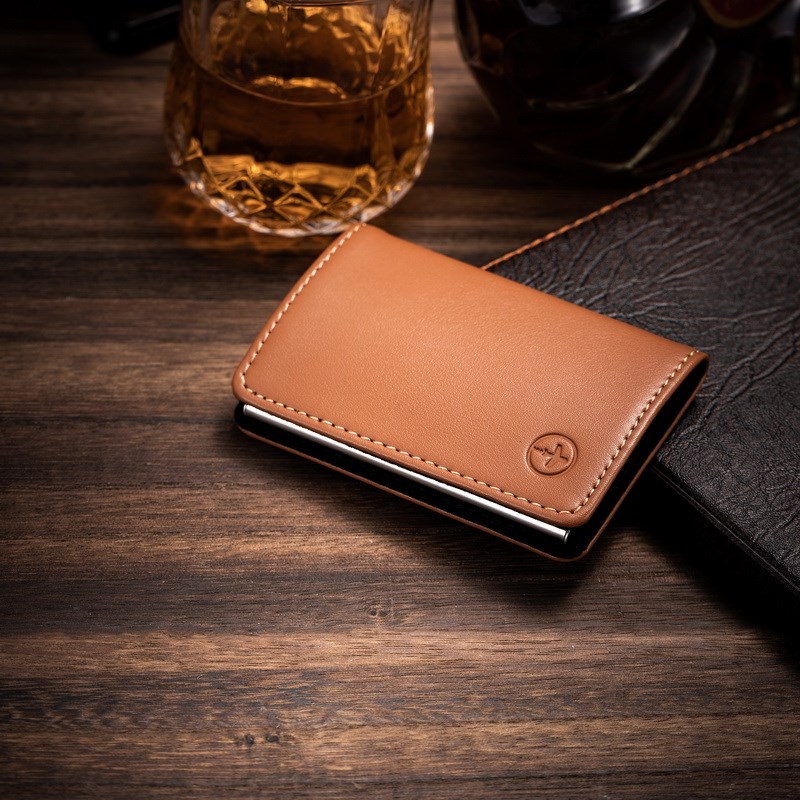 德国Mooii创意男士高端名片盒名片夹卡包商务大容量A真皮女士便携