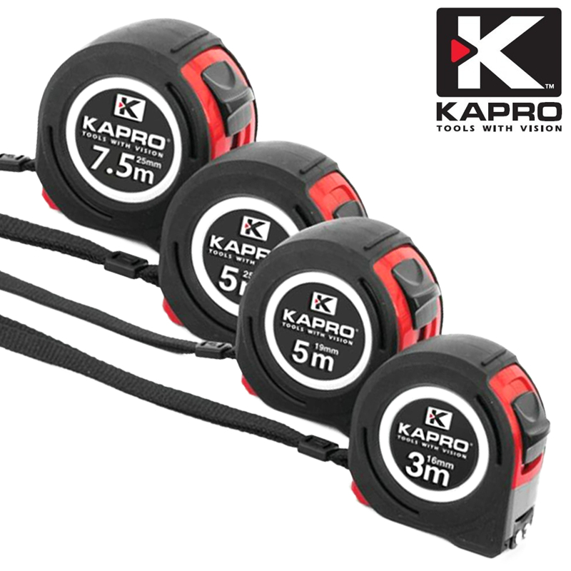 KAPRO开普路钢卷尺高精度3米5米7.5尺子加宽加厚带磁木工圈尺509