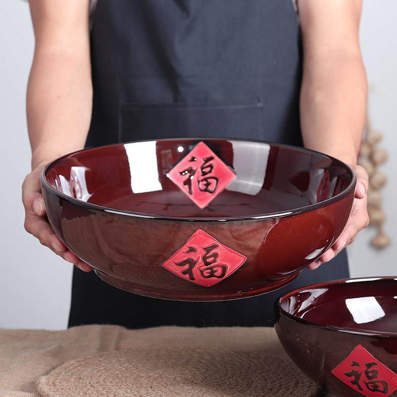 酸菜鱼大盆碗大汤碗汤盆面碗家用陶瓷碗水煮鱼盆饭店餐厅专用大碗,餐饮具,碗,淘宝优惠券,粉丝福利购,淘宝优惠卷