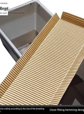 瓦楞纸垫材爬宠蛇豹纹肥尾守宫蜥蜴达芬奇VBOX柜A4饲养盒爬虫垫纸