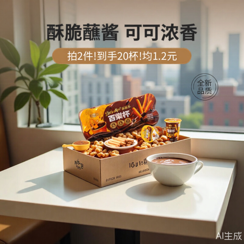 【蜜蜂惊喜社】Tafe百乐杯可可酱蘸蘸乐巧克力杯蘸酱手指饼干条