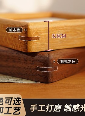 福字手写书法家居饰品装饰摆件结婚订婚桌面摆台喜庆红字婚房布置