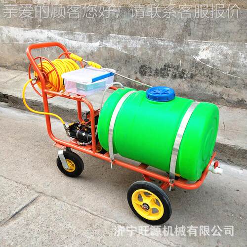 农用手推打药机 汽油手推拉打管药药 wy-51街道消机毒手推打机