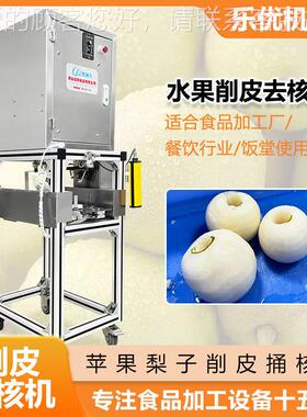 y陕西苹果去核核机 苹果去分瓣JIE机果苹分半芯机削皮去取皮一体