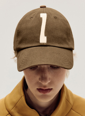 ZZE 复古刺绣棒球帽 品牌立体字母休闲男女同款弯檐鸭舌帽