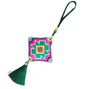 湖南湘西土家族织锦西兰卡普纯包挂件香囊特色手工艺术饰品