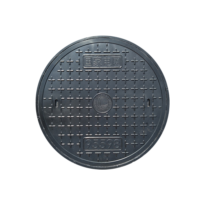 树脂复合井盖圆形雨水污水弱电力检查窨井盖板市政防盗阴井盖