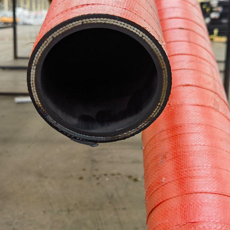 寸寸寸寸大口径高压层钢丝缠绕管耐磨吸排泥浆法兰橡胶管