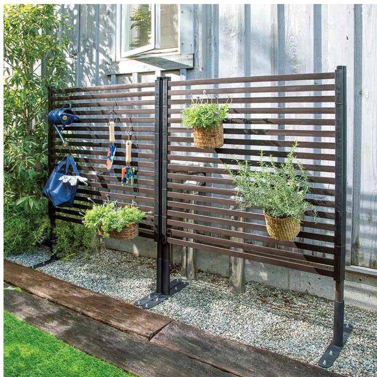 pvc塑钢围墙护栏别墅围栏隐私爬藤幼儿园栏杆庭院别墅花园篱笆栅