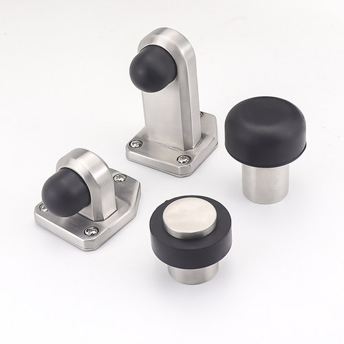 304不锈钢门顶免打孔防s撞门挡硅胶门阻卫生间门吸玻璃门橡胶门碰