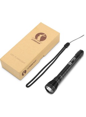 雷明兔PK27手电筒强光 防水户外家用便携迷你远射小型手电300流明