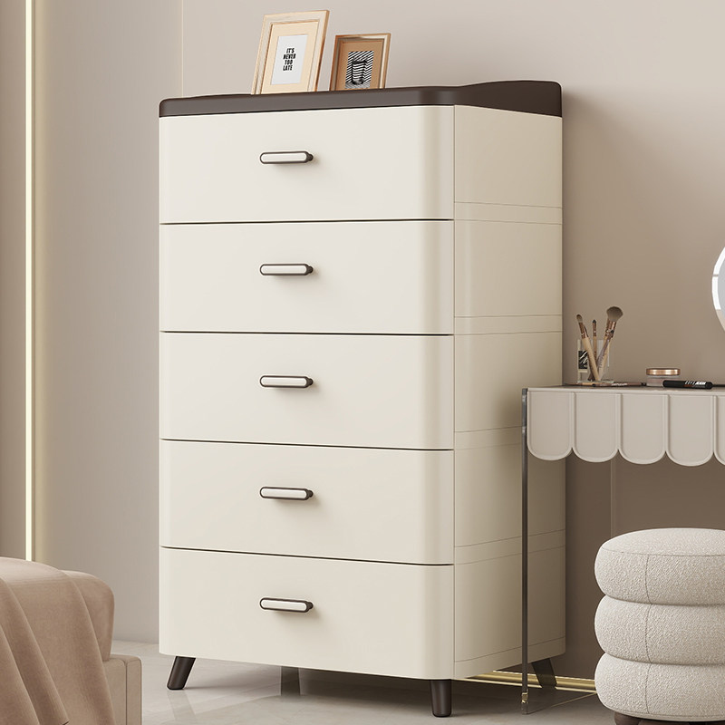 五斗柜抽屉式储物柜卧室六斗橱靠墙收纳架客厅小立柜床尾置物架子