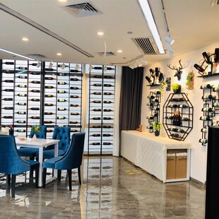 酒吧吧台酒架创意餐厅壁挂式酒柜置物架酒庄复古挂墙上红酒展示架