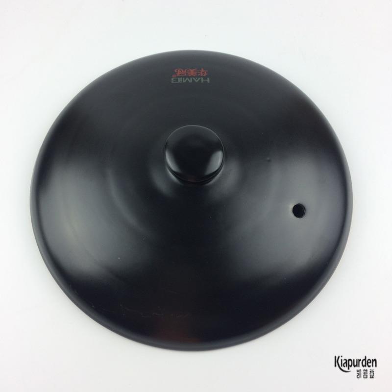 陶瓷砂锅盖子汤煲石锅盖子黑色沙锅盖汤锅盖炖锅盖药壶盖锅盖配件