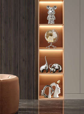 轻奢风酒柜电视柜组合摆件装w饰现代客厅玄关卧室家居新房乔迁礼