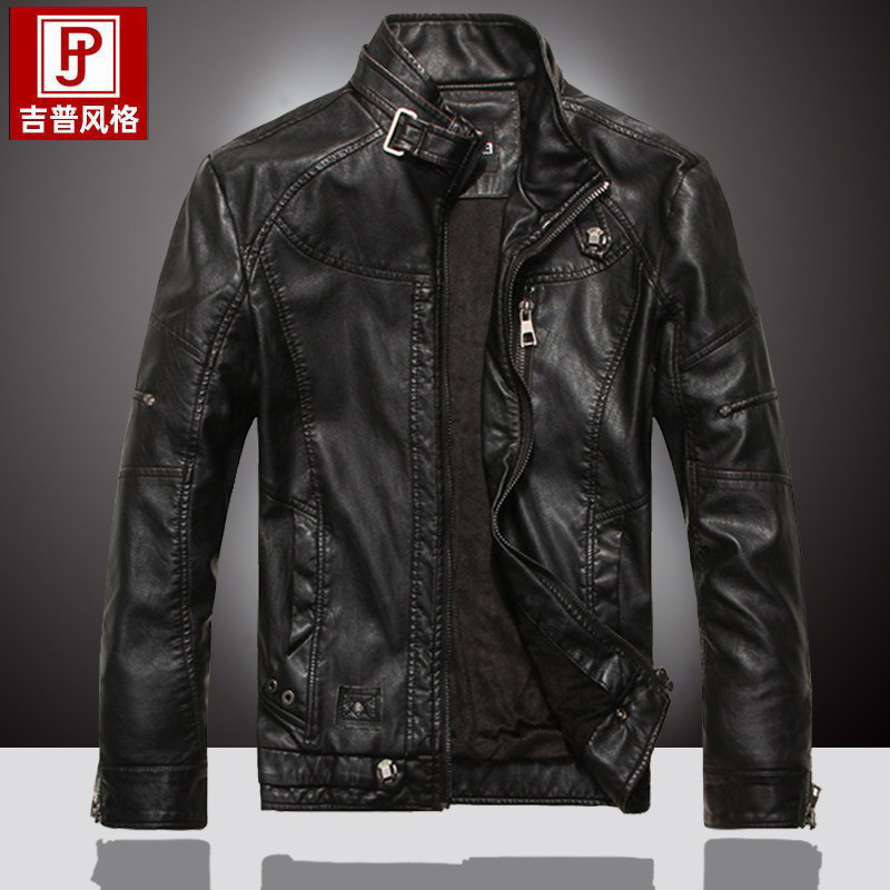 海宁机车男皮衣男春秋季