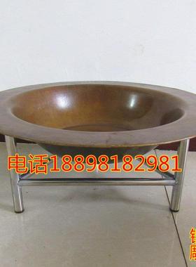宽边铜盆洗脸盆水盆加厚火盆仿古老式取暖烤火泡脚电视剧拍摄加深