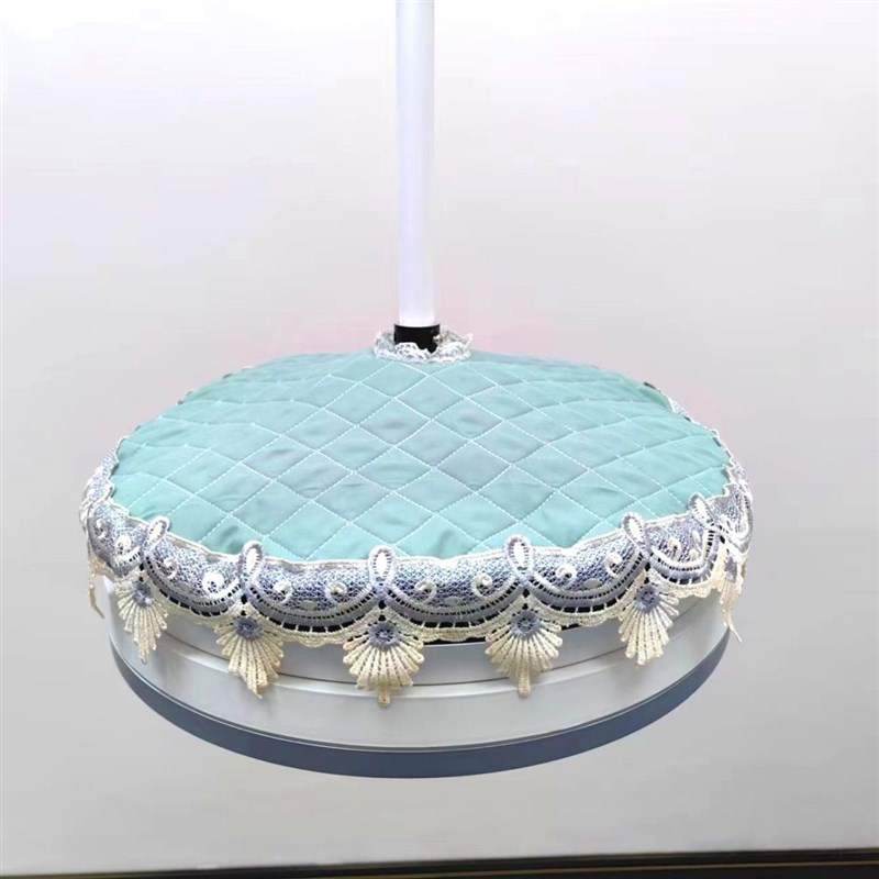 隐形吊扇灯防尘罩套圆形风扇灯防灰H尘灯罩带风扇的吊灯盖布巾