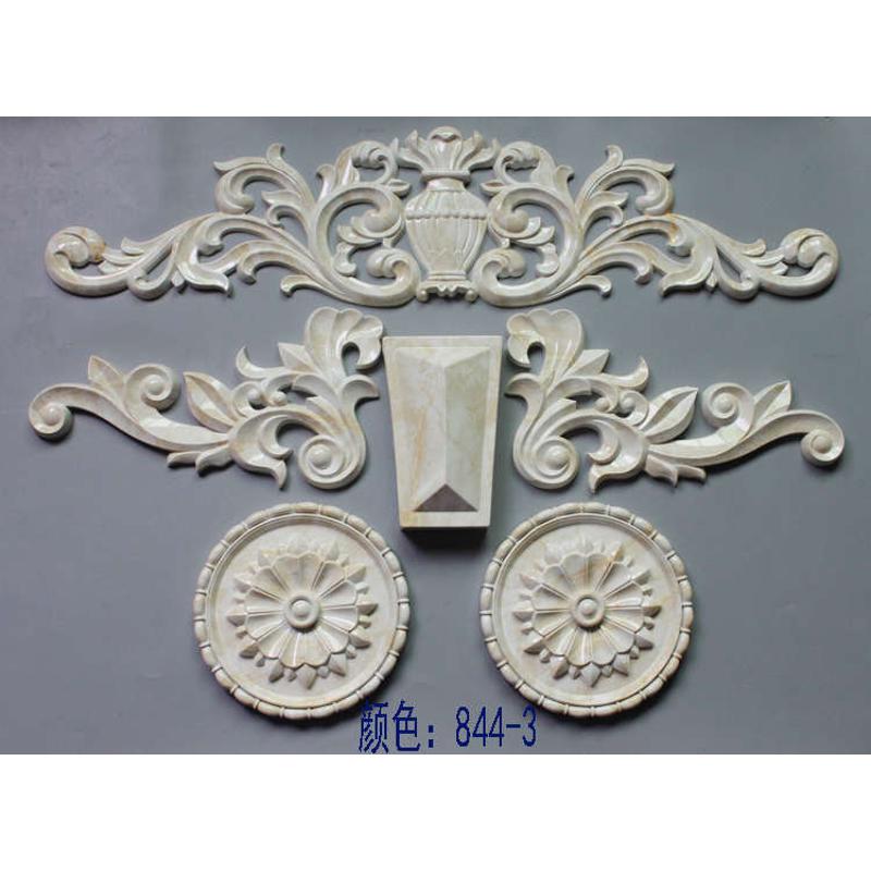 欧式石塑背景花k 电视墙装饰线条 装饰角花镂空墙面装饰对花