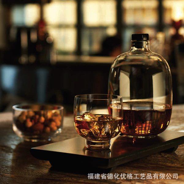 红点获奖作Nude   水晶玻璃清酒杯酒具套装 日式创意酒壶酒樽水具