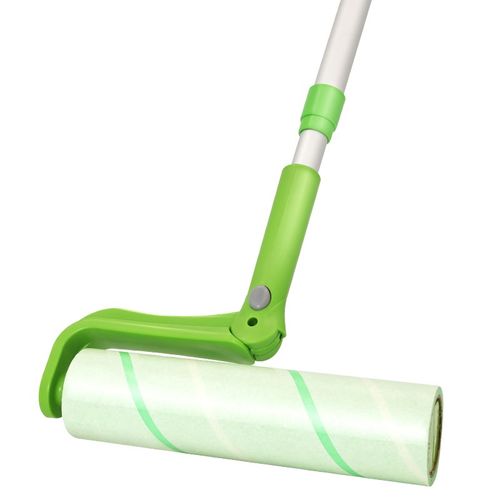 粘毛器滚筒长杆大号粘纸神器床上沾毛器I滚刷地板头发滚轮可撕式