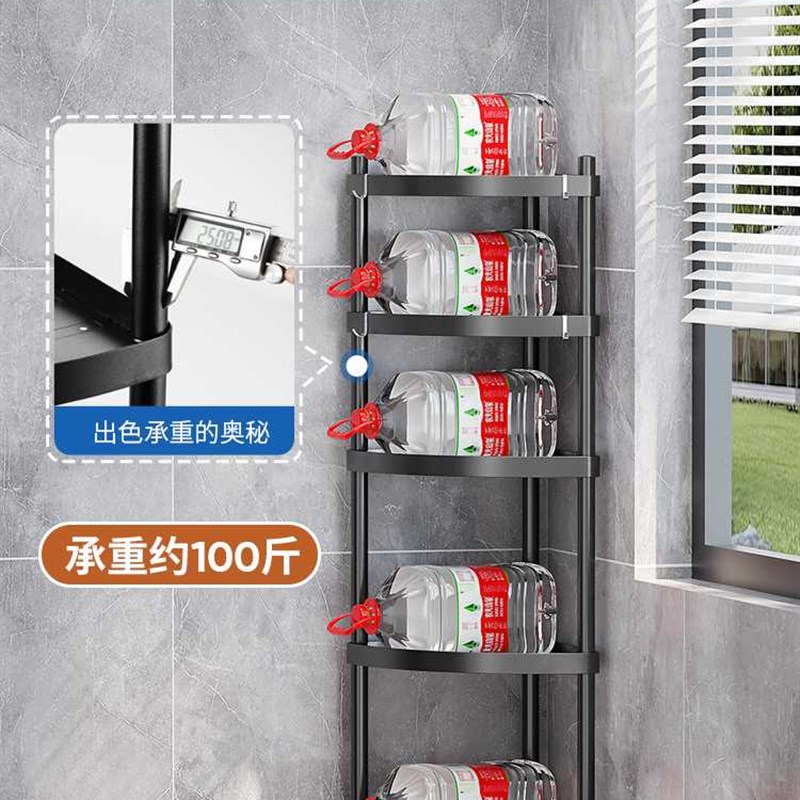 置物架落地多层收纳架浴室卫生间厕所厨房转角不锈钢Y多功能三角