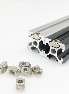 m10型b材丝杆国标螺栓螺丝45t10m4铝型材粗牙丝欧标t型螺母m8m6m1