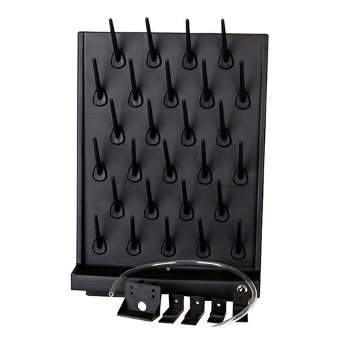 实验室烧杯滴水架子沥水台玻璃器皿试管清洗晾晒工作台试验置黑色