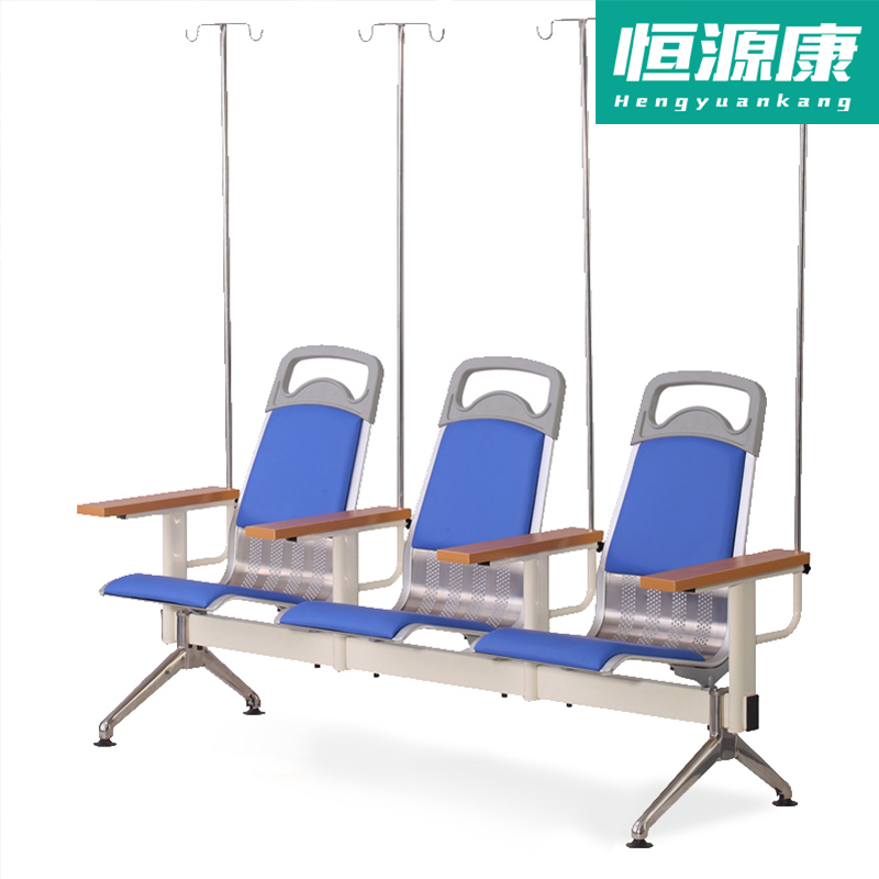 输液椅 点滴椅子不锈钢三人位医院用高档医疗候诊所高背输液座椅
