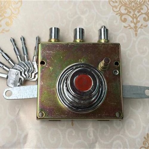 老式新款升级通用型带钥匙木门 佳卫自动锁 新多防盗门锁体碰碰锁