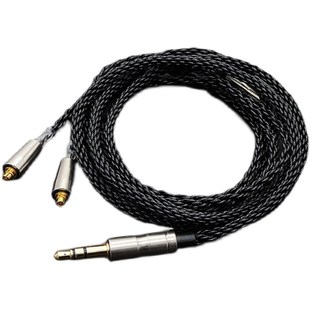 MMCX升级线八股带麦十六股 手感软轻便单晶铜镀银升级线材SE215