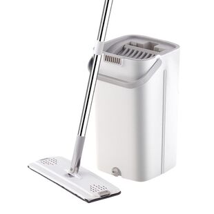 平板拖把免手洗带桶排拖去油墙面双面清洁床底平推省力木地板拖帕