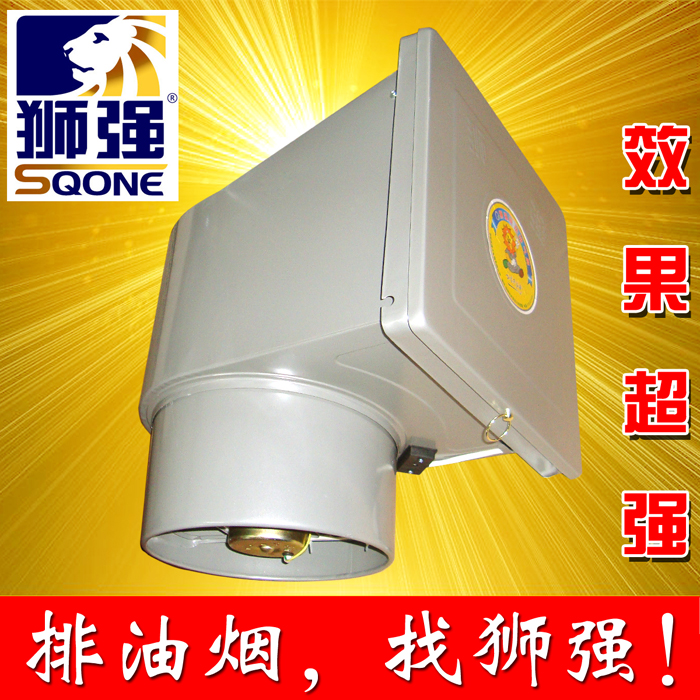 狮强牌S602A厨房排气扇10寸厨房油烟换气扇家用窗式强力抽风机