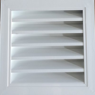 定做铝合金防雨百叶窗  室外电力箱变基础单层外墙通风口厕所透气