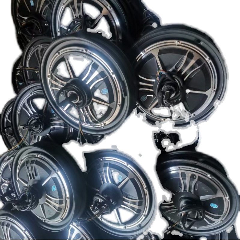 通 用电动自行车电机后轮48伏350瓦电动车电机轮毂14Y寸真空胎后