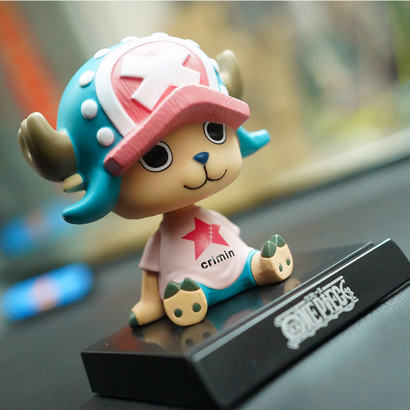 航海贼王乔巴路飞摇头公仔汽A车摆件车饰车内饰品卡通创意车品